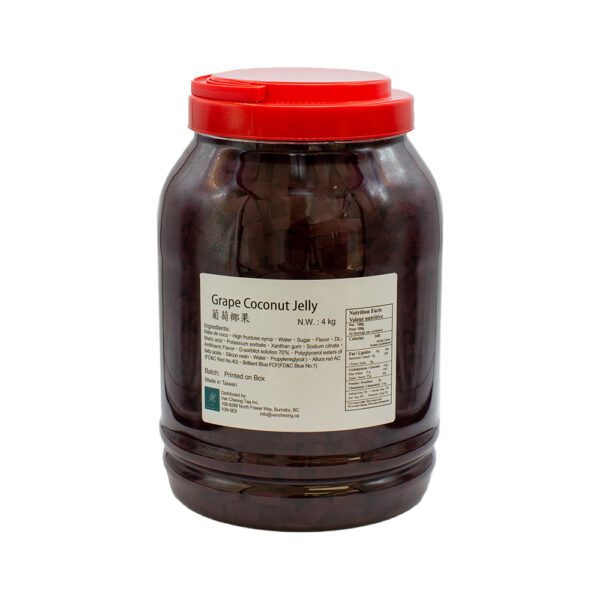 Grape Flavor Coconut Jelly