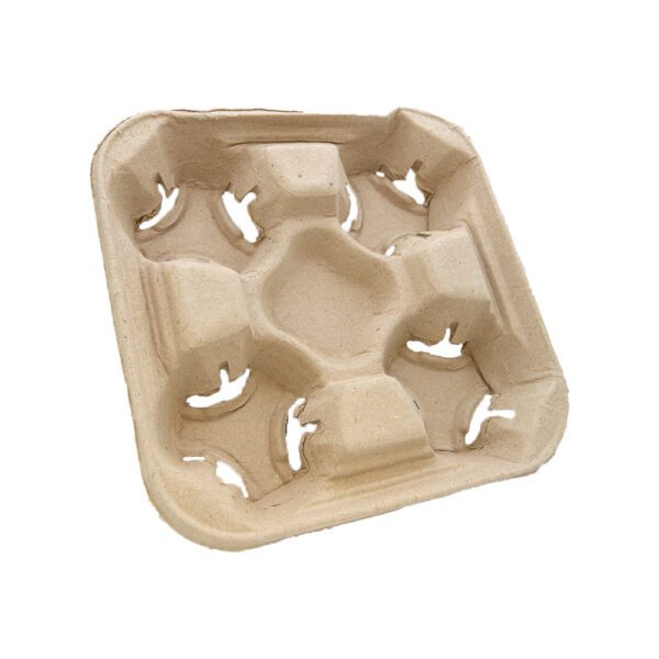 4 Cups Carrier Tray Cup Holder